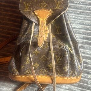 Louis Vuitton Montsouris Vintage Backpack – Made in France 1997